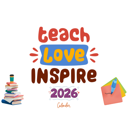 Teach, Love, Inspire Calendario 2026