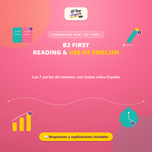 Simulacro Reading and Use of English Cambridge B2 | 7 Partes + Soluciones