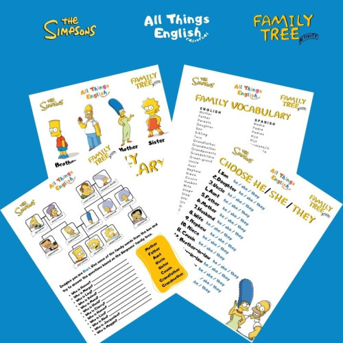 The Simpsons Family Tree Activity Pack