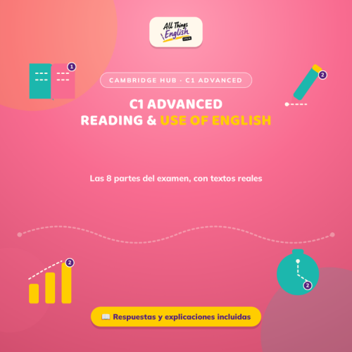 Simulacro Reading and Use of English Cambridge C1 (CAE) | 8 Partes + Soluciones