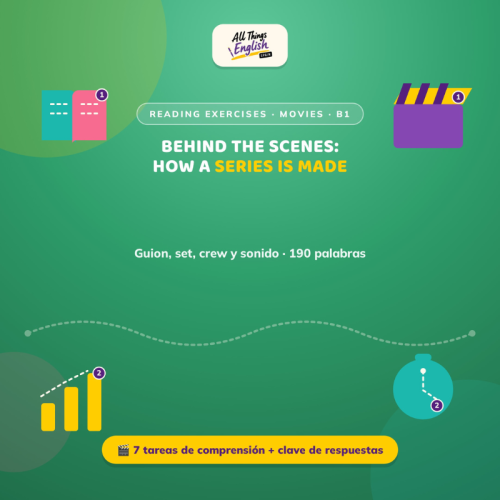 Ficha de Reading B1 Cómo se Hace una Serie | Estrategias de Lectura
