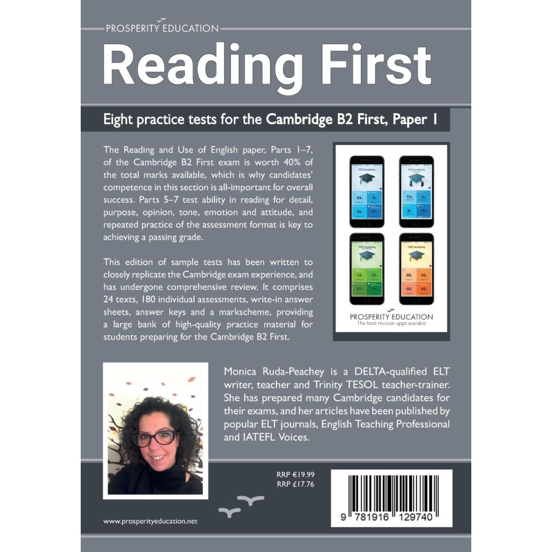 Reading First: Eight practice tests for the Cambridge B2 First
