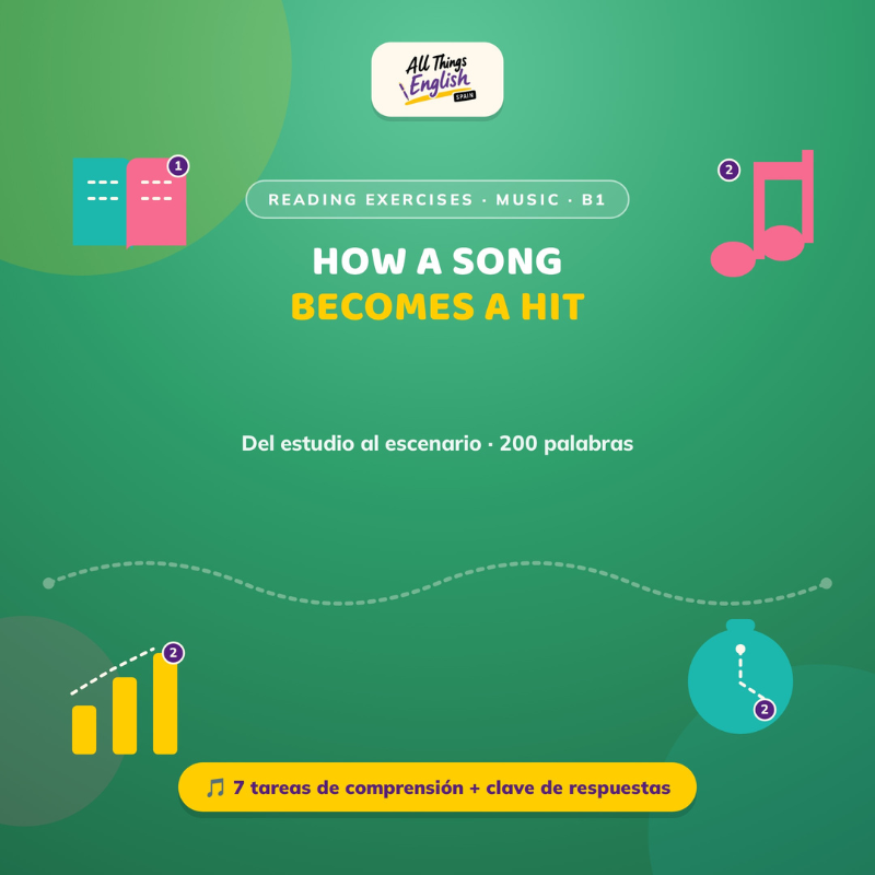 Ficha de Reading B1 Cómo se Hace un Hit Musical | Estrategias de Lectura