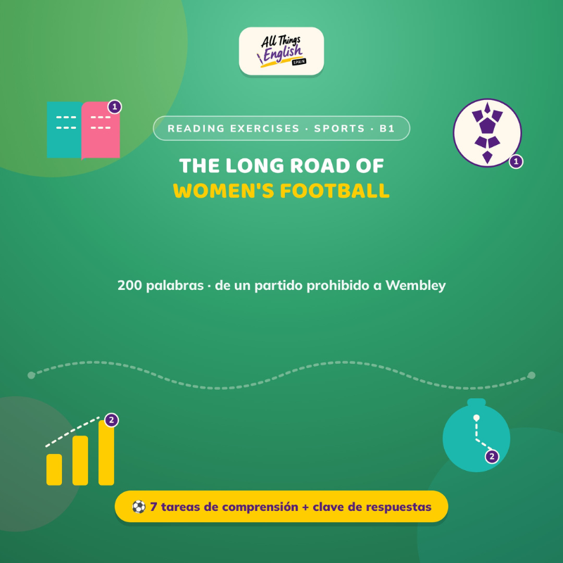 Ficha de Reading B1 Historia del Fútbol Femenino | Estrategias de Lectura