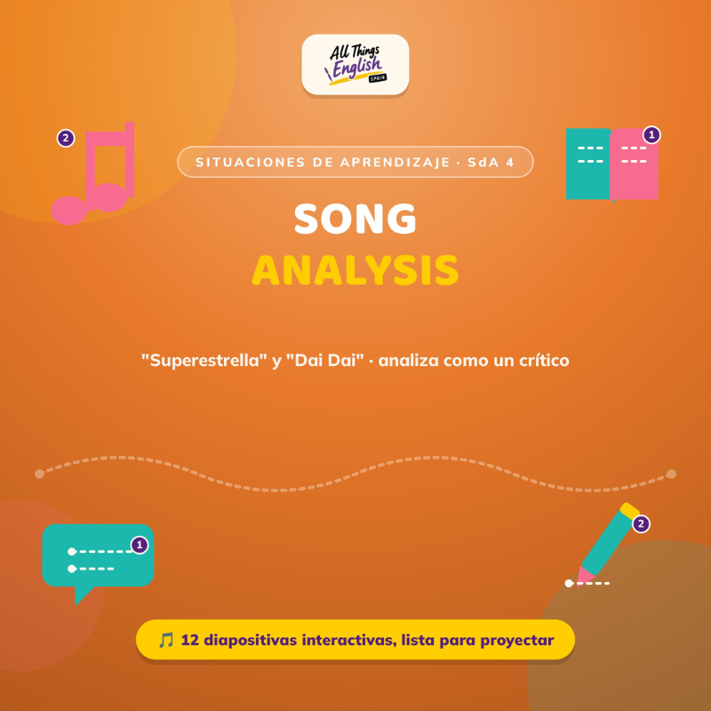 Sesión Song Analysis Aitana Shakira Bachillerato | Speaking y Writing B2-C1