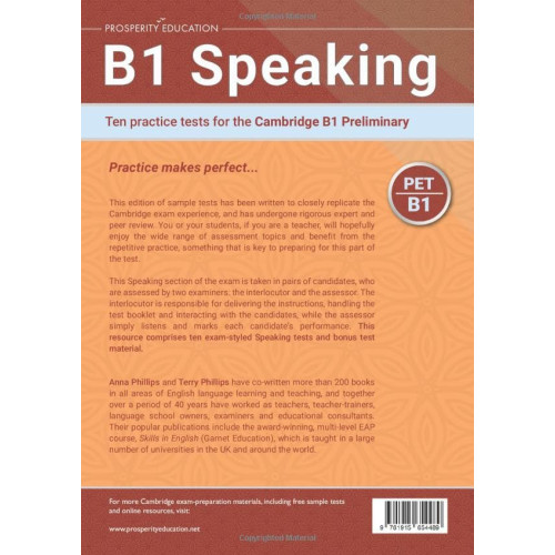 B1 Speaking: Ten practice tests for the Cambridge Preliminary