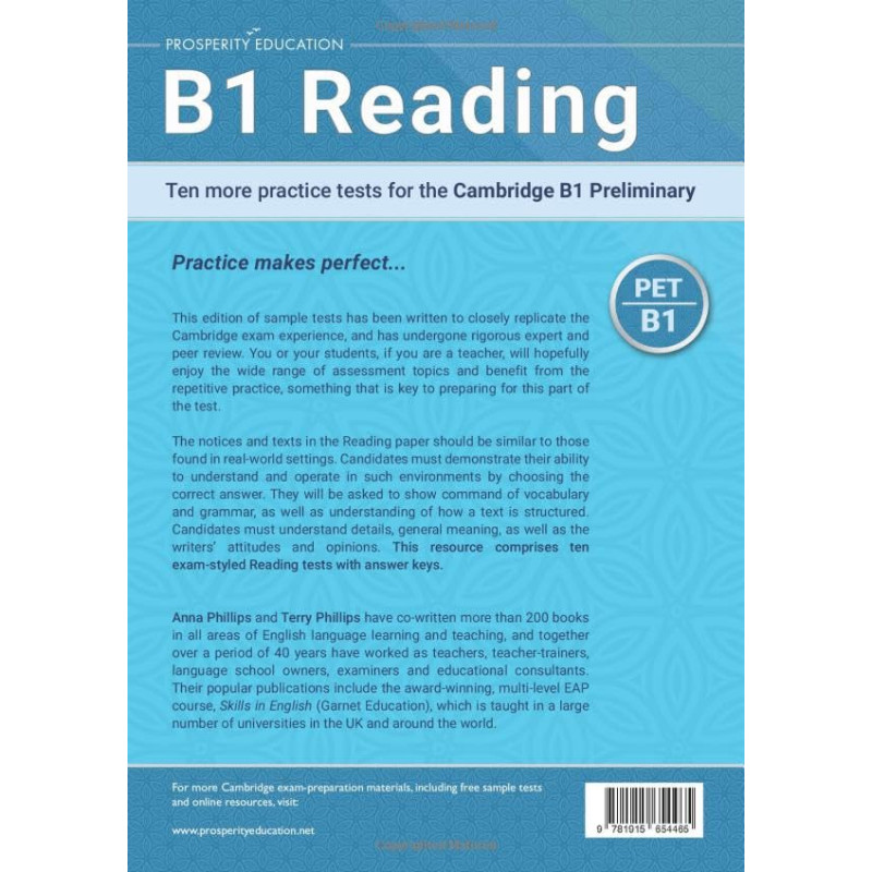 B1 Reading: Ten more practice tests for the Cambridge Preliminary
