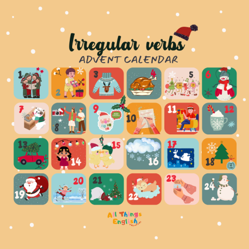 Irregular Verbs Advent Calendar