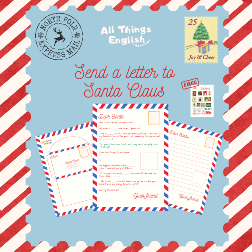 Write a Letter to Santa Claus Set