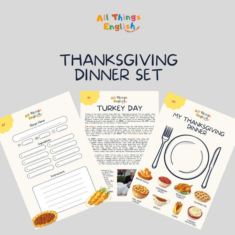 Thanksgiving Dinner Set